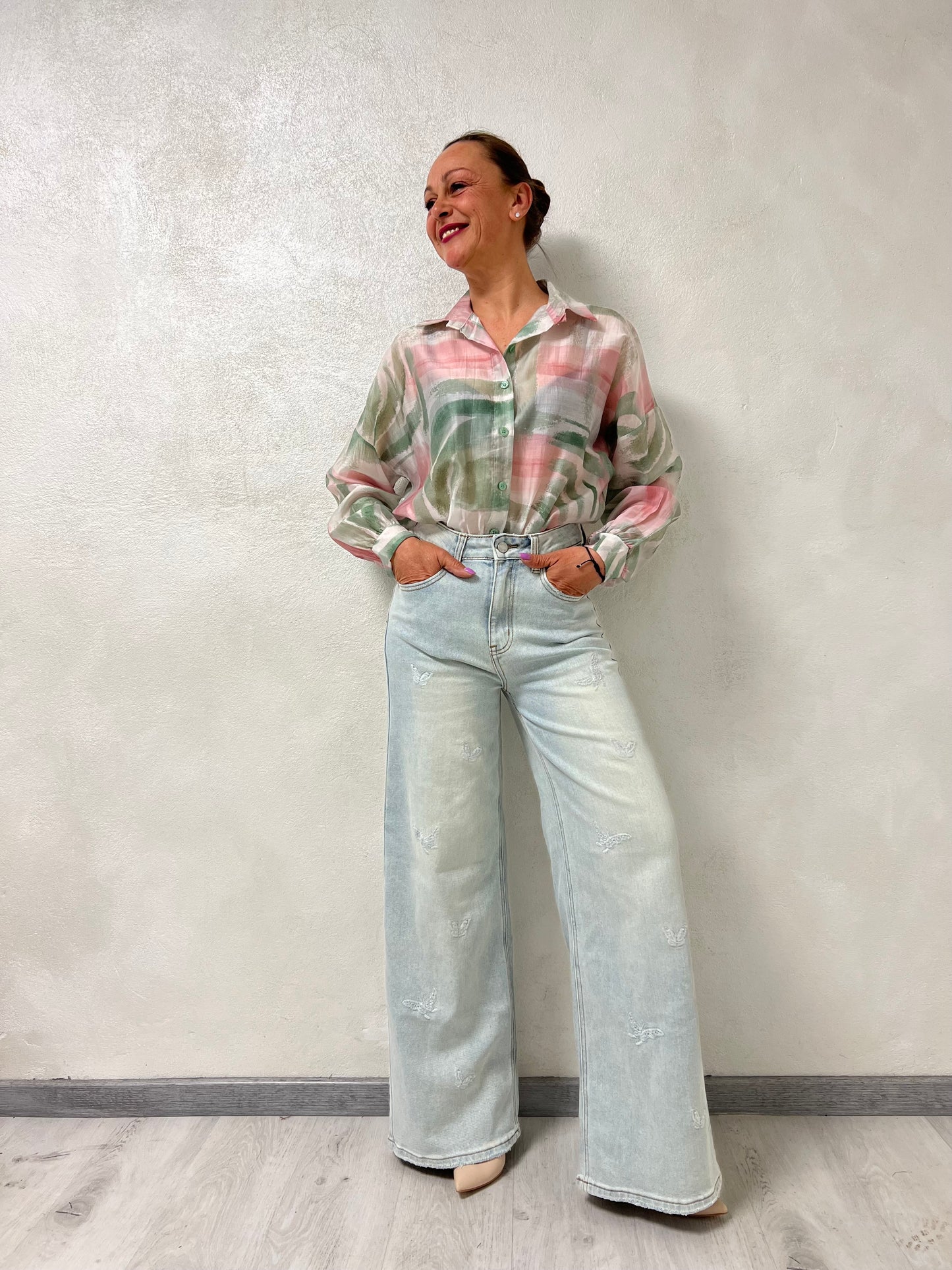 Jeans butterfly