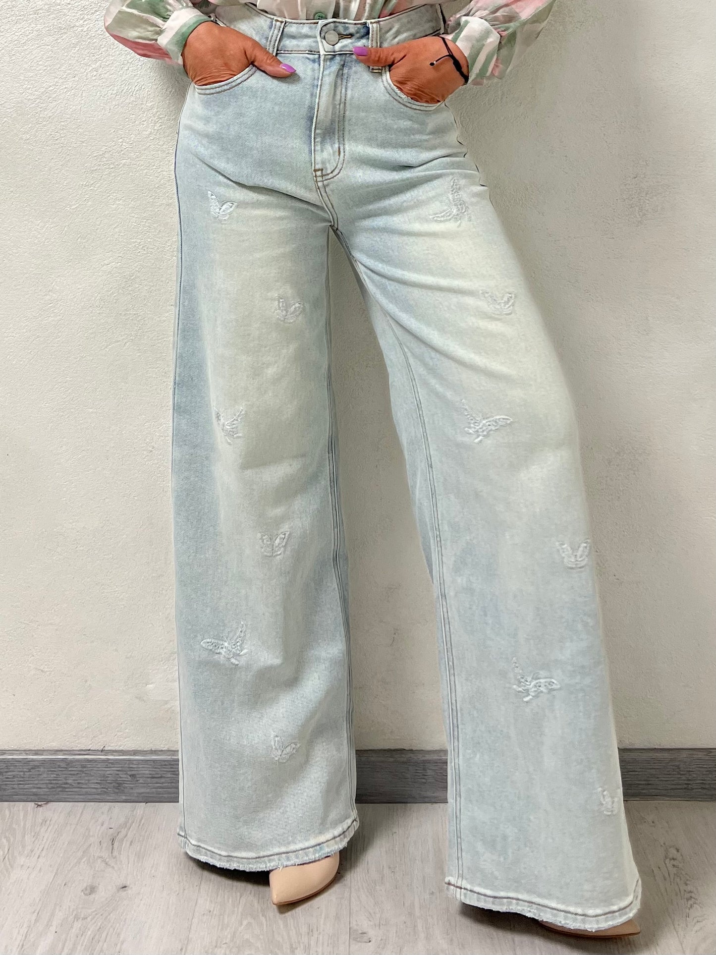 Jeans butterfly