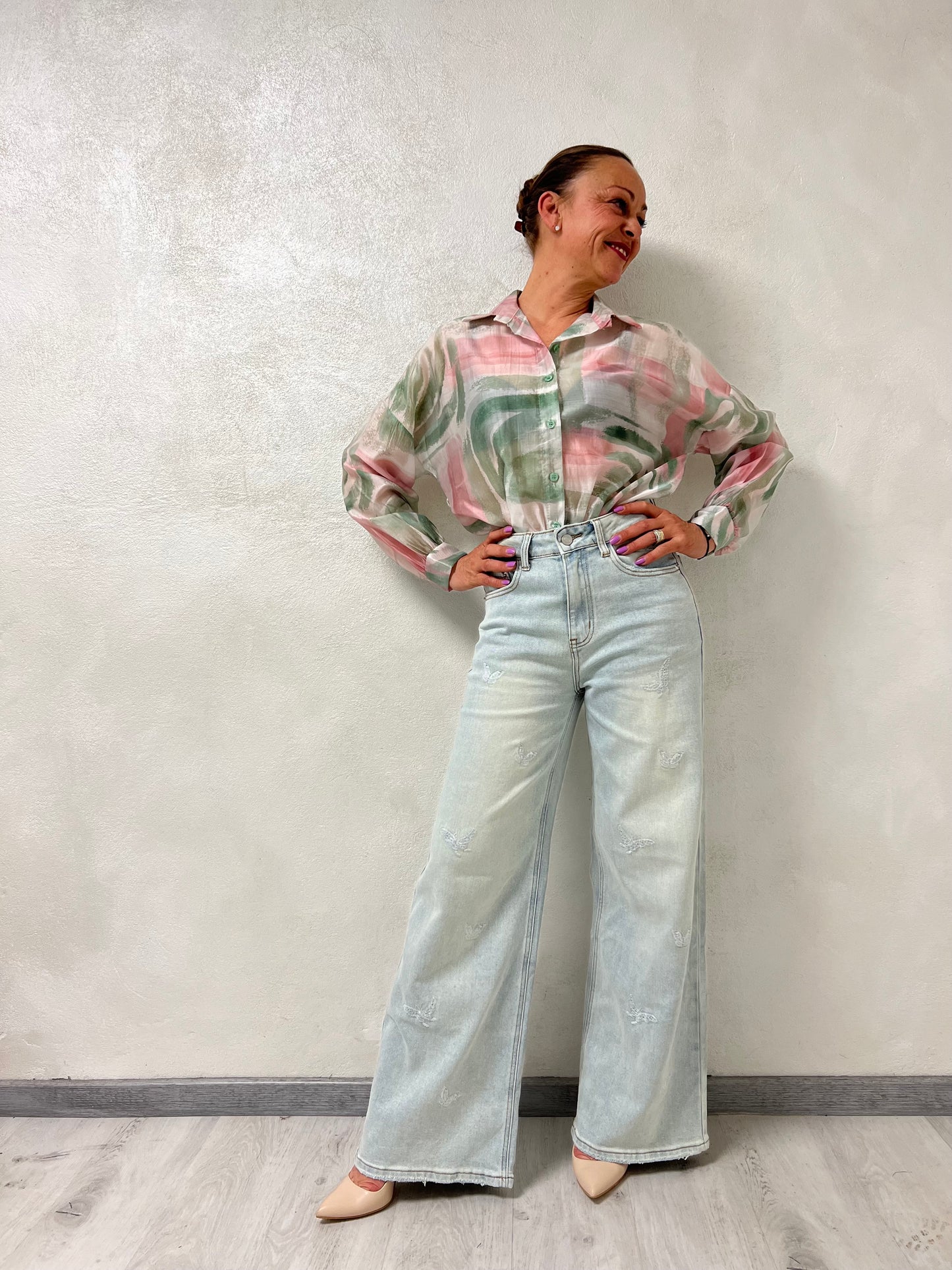 Jeans butterfly