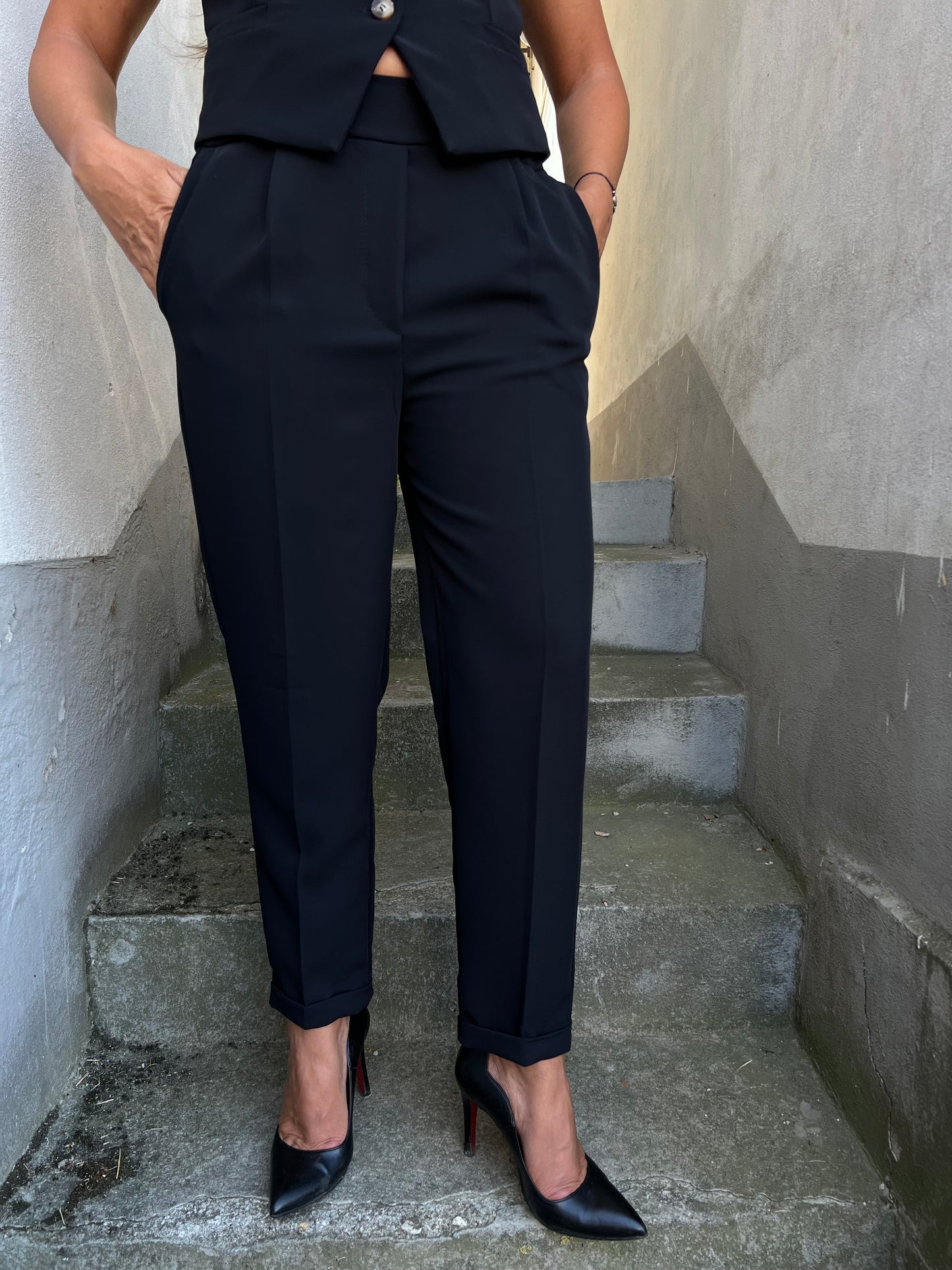 Pantalone con risvolto  3214