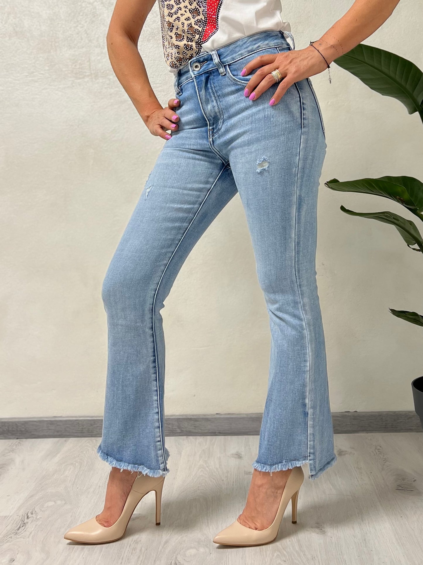 Jeans zampetta 9095