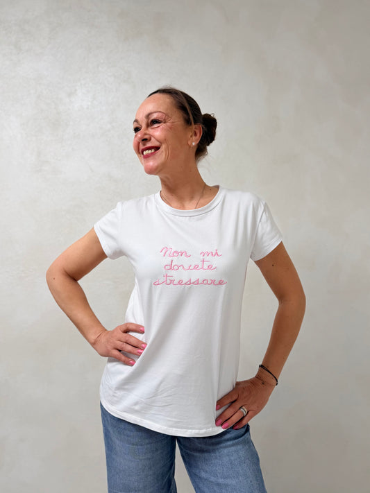 T-shirt Non mi dovete stressare