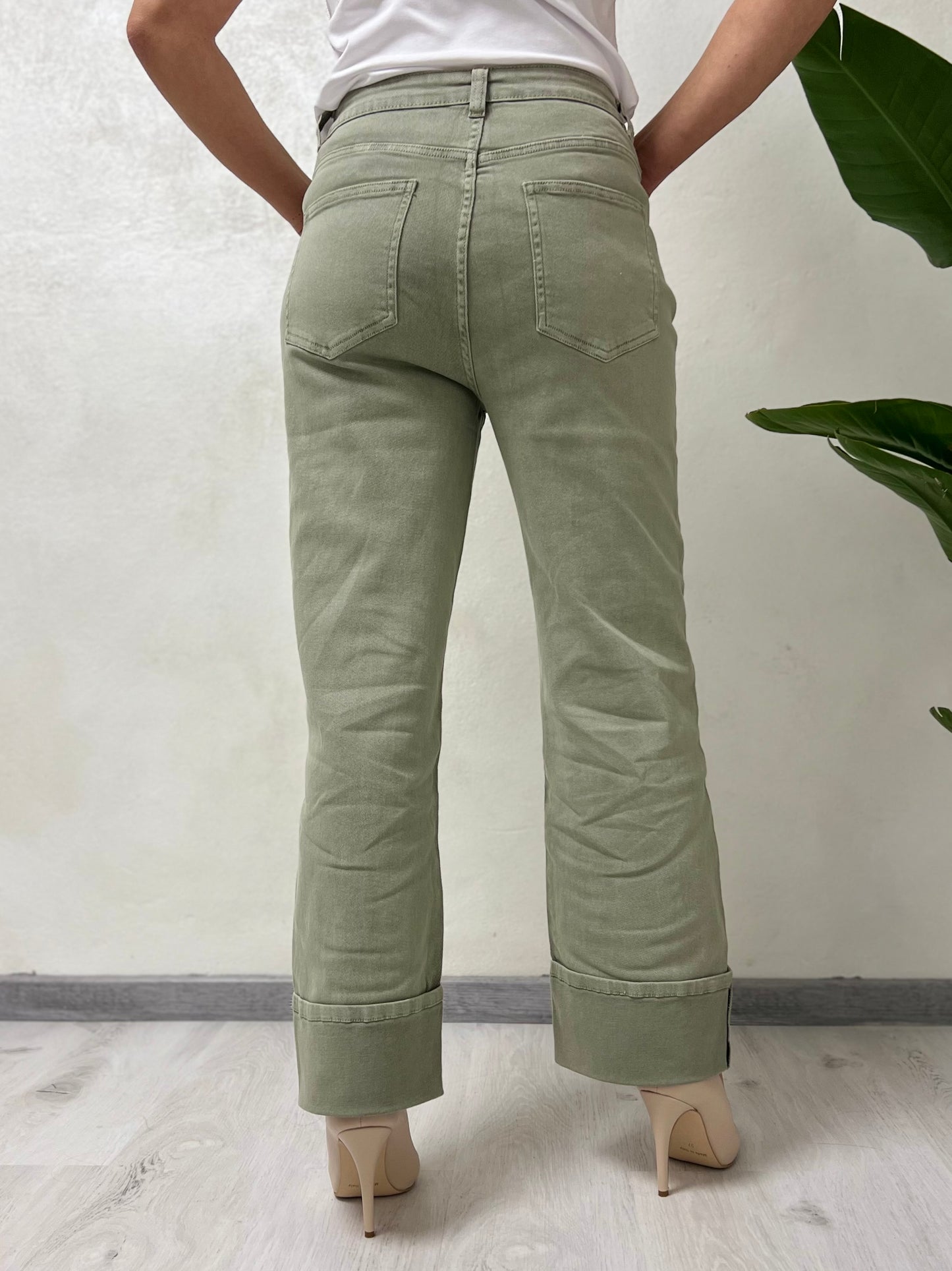 Jeans palazzo colorato 1383