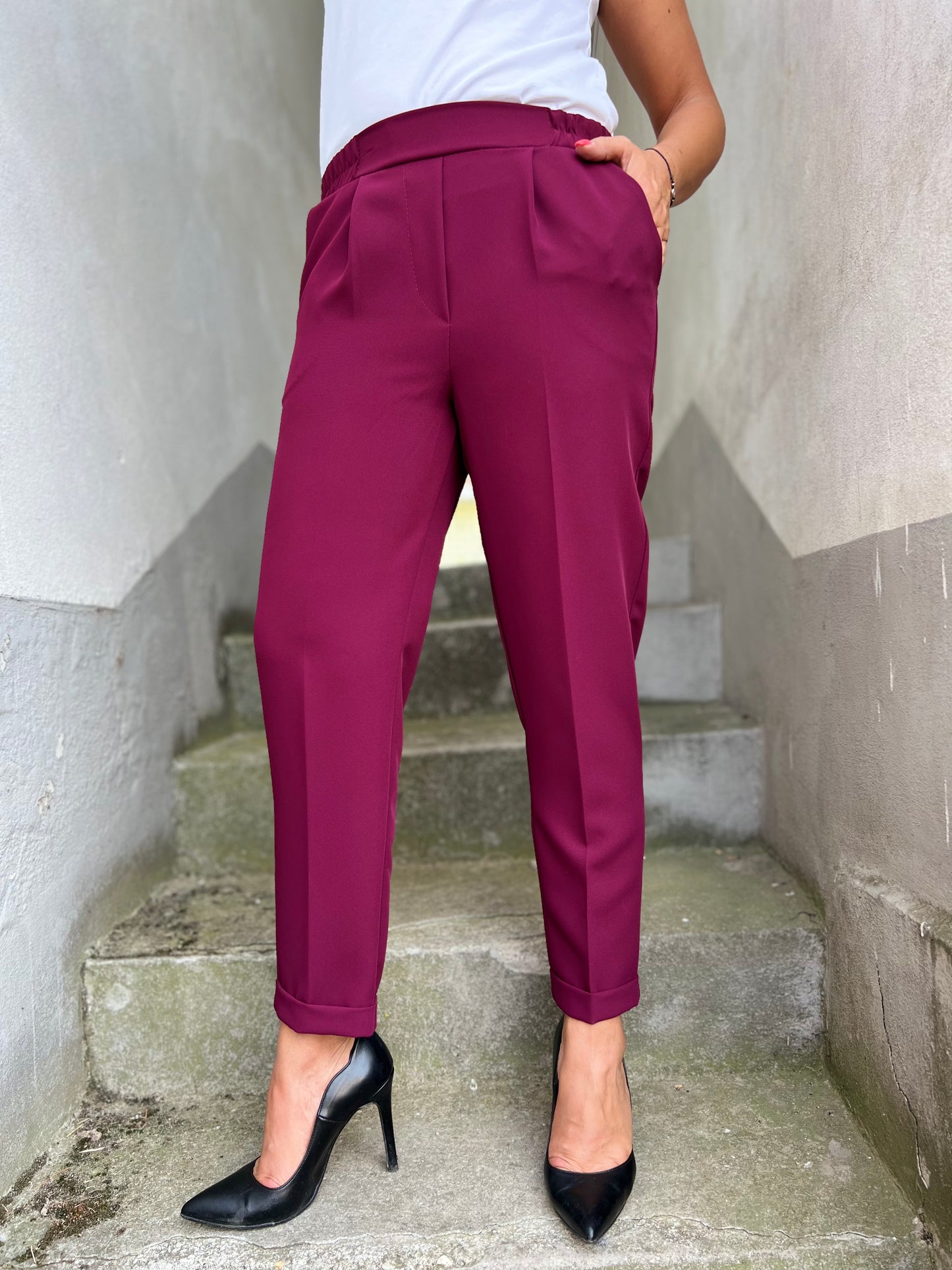 Pantalone con risvolto  3214