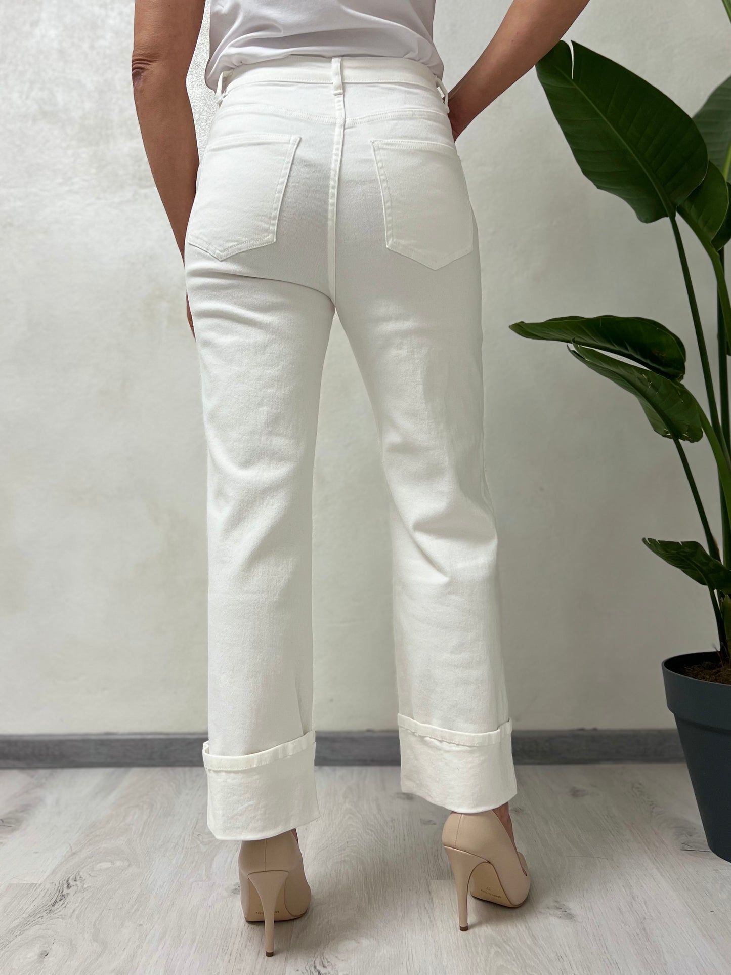 Jeans palazzo colorato 1383